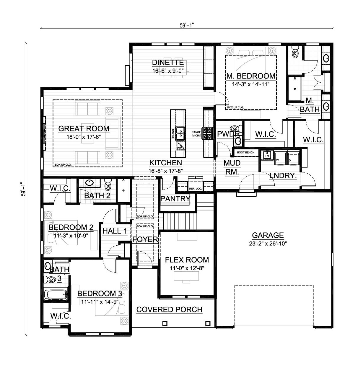 Elsa Model Home Floor Plan
