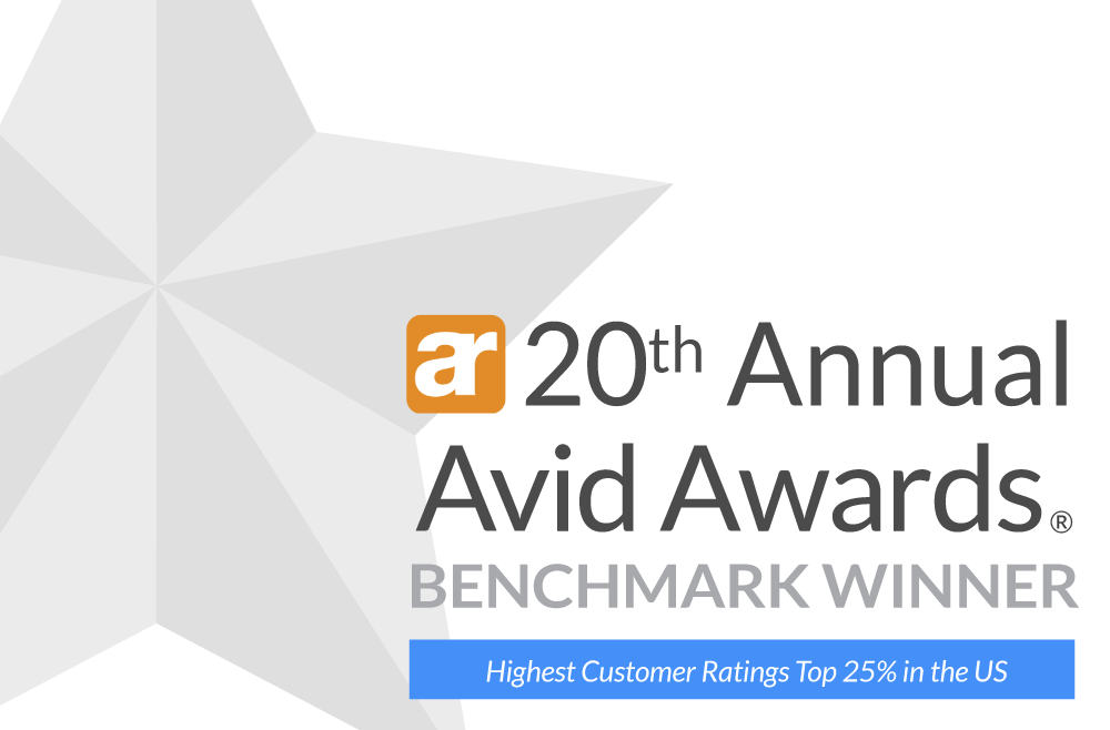 Stepping Stone Homes was the recipient of the 19th Avid Benchmark Award - Customer Rating Top 25% Nationwide.