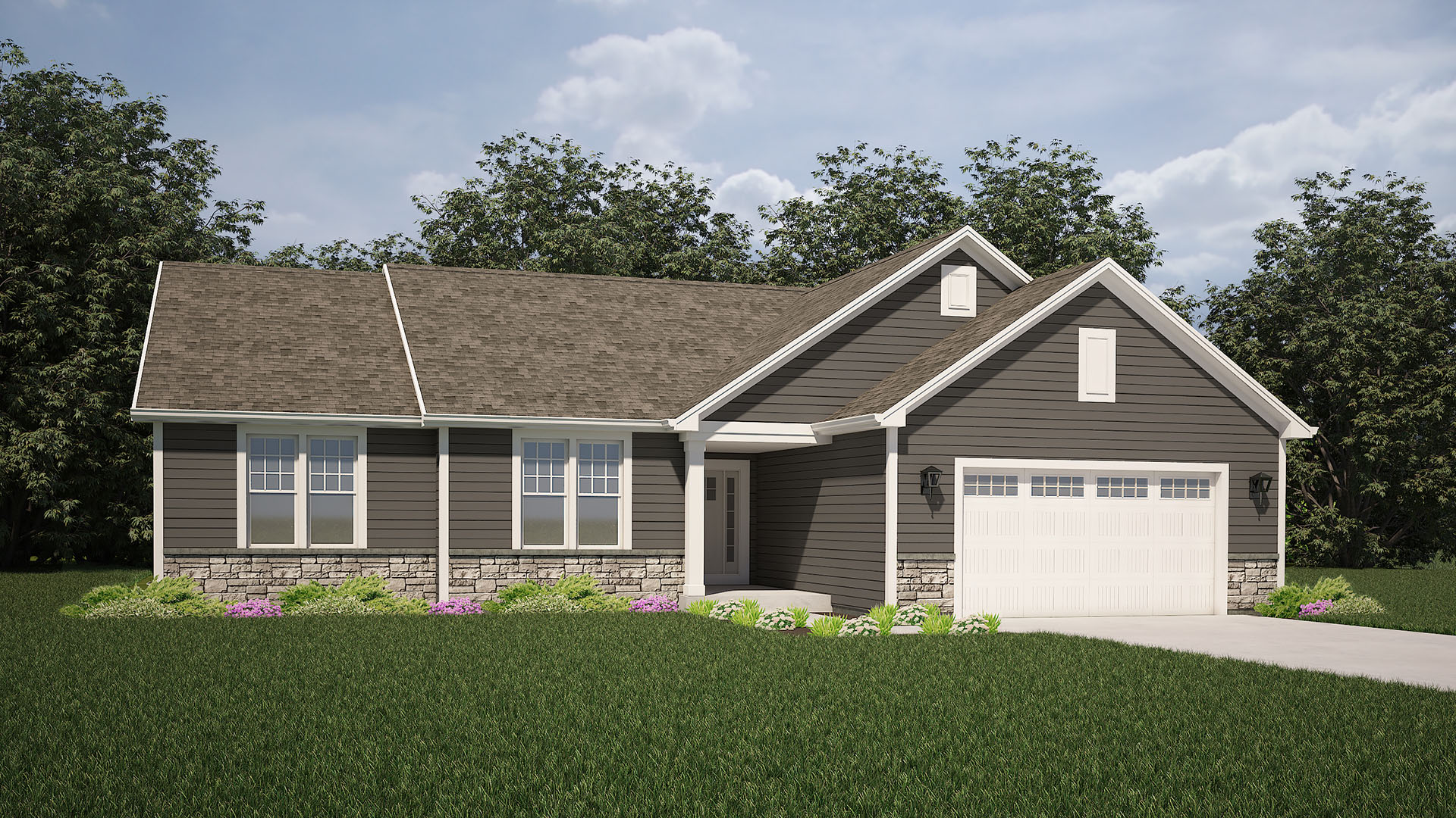 Monona Model Home Rendering