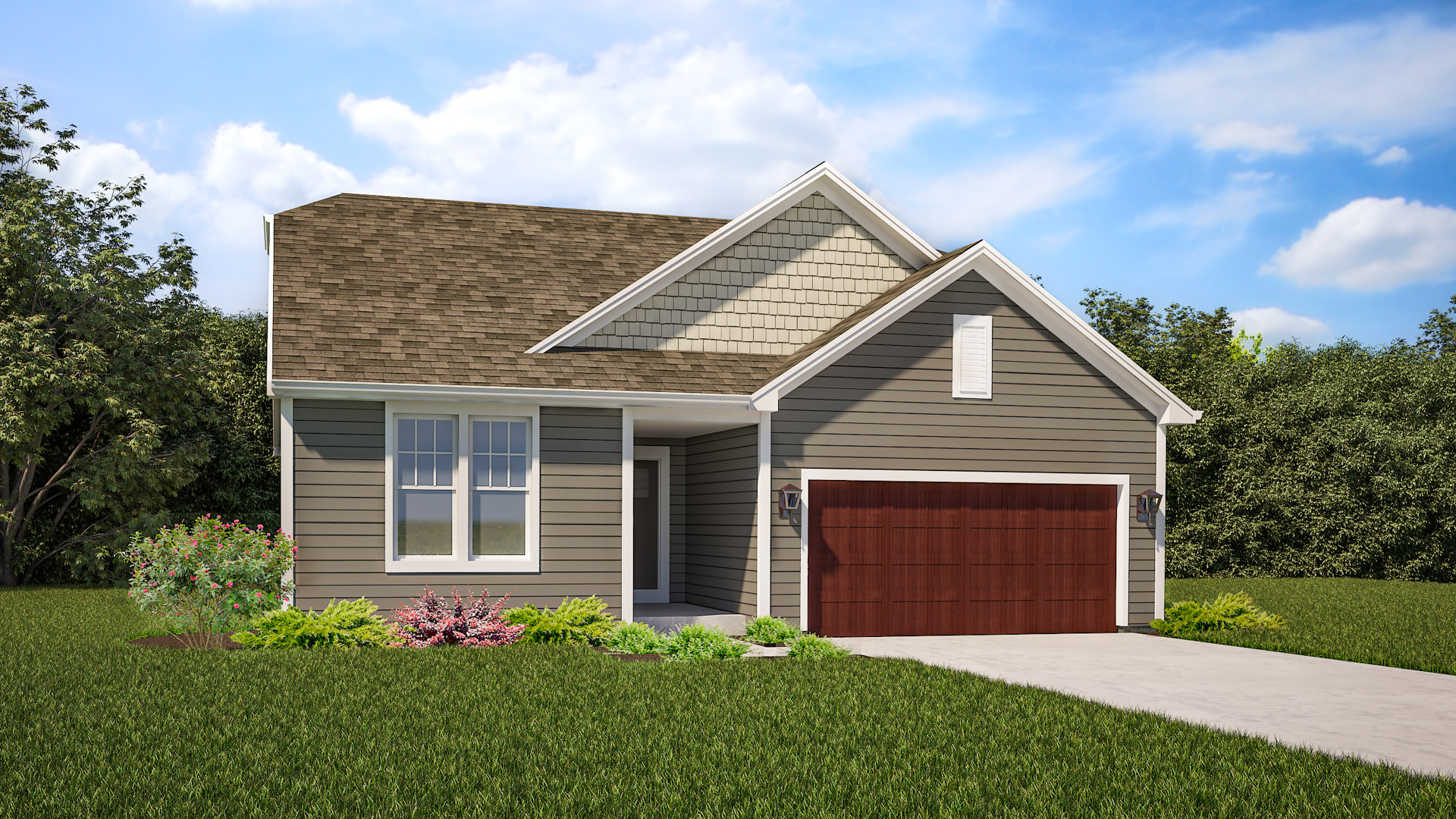 Madison Home Model Rendering Stepping Stone Homes Wisconsin