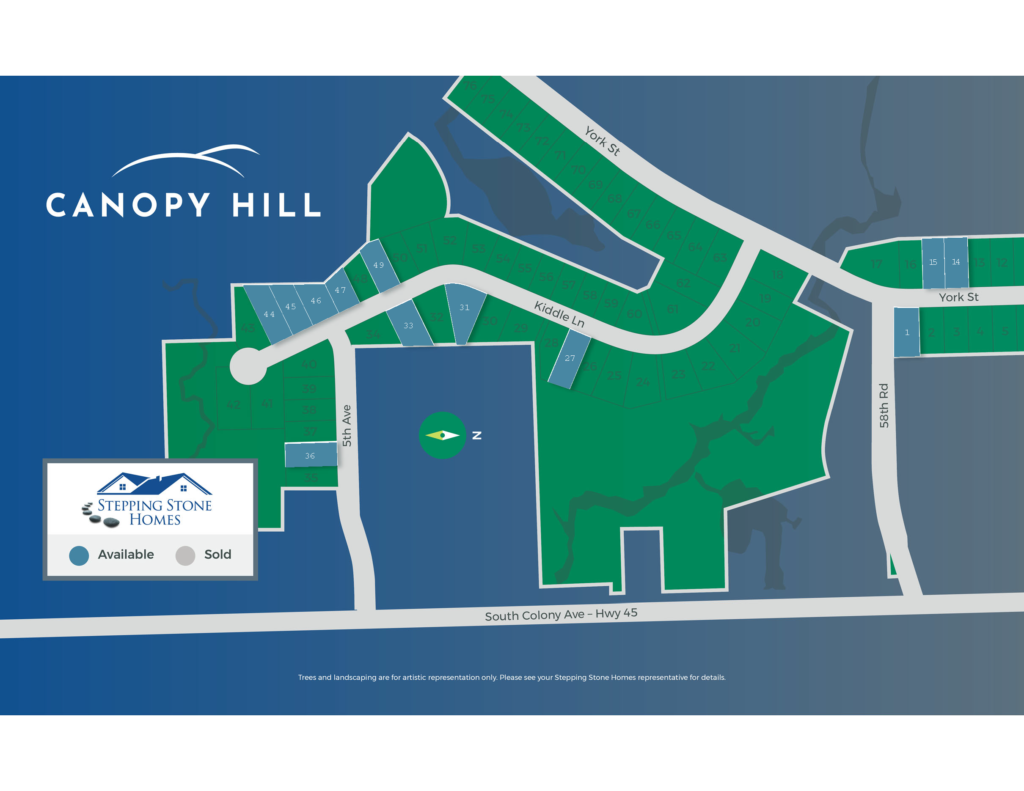 Stepping Stone Homes Canopy Hill Community