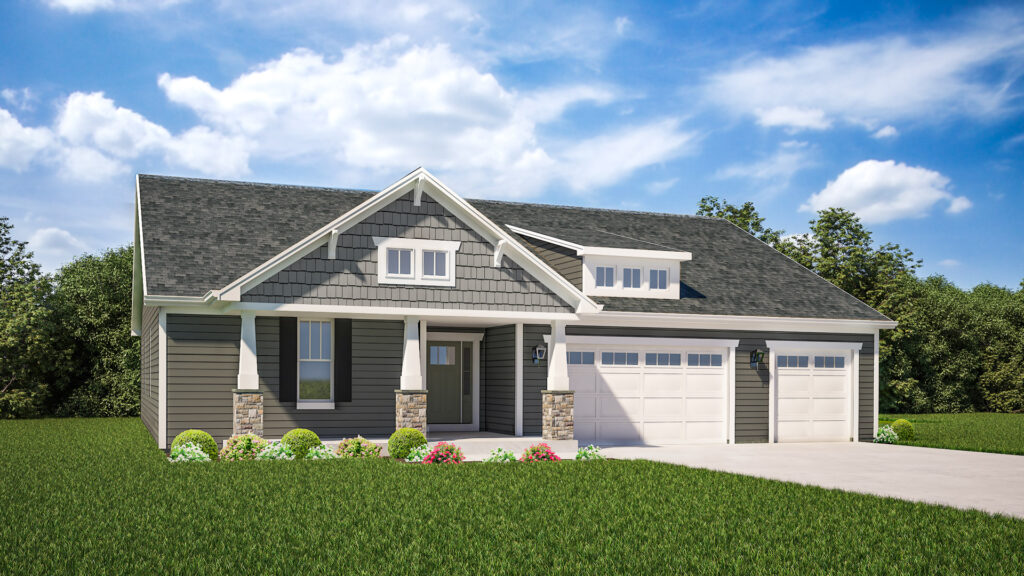 Charlotte Home Model Rendering by Stepping Stone Homes Wisconsin