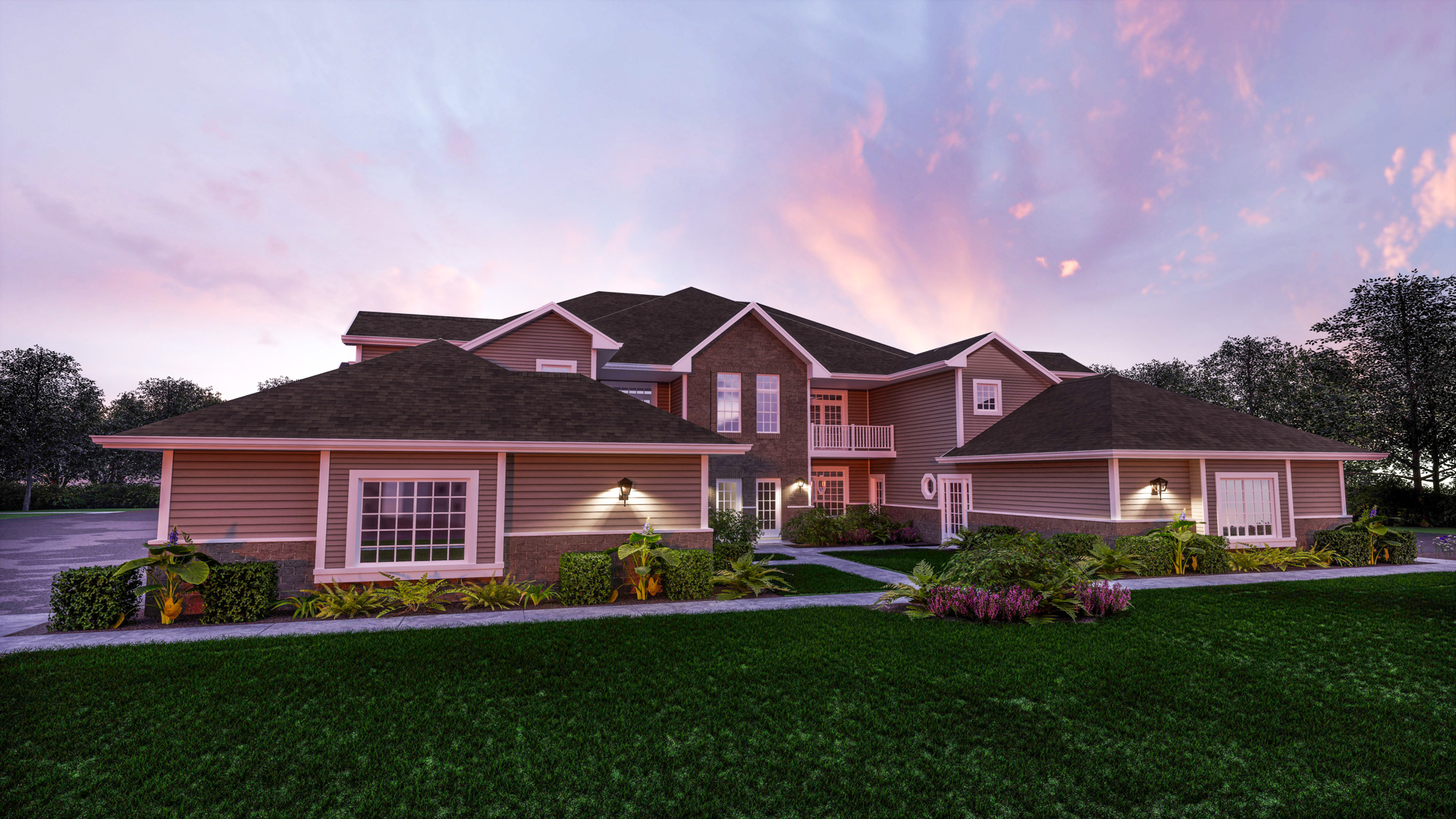 Edgewood Meadows Condo Rendering Stepping Stone Homes