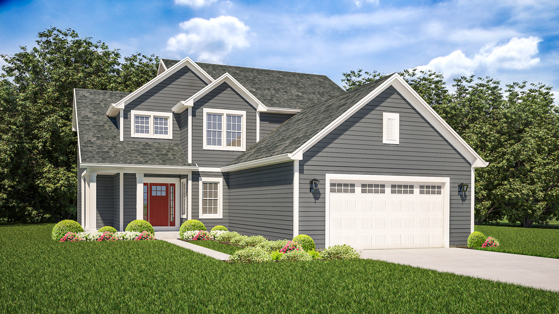 The Isabella Home Model Rendering Stepping Stone Home Wisconsin