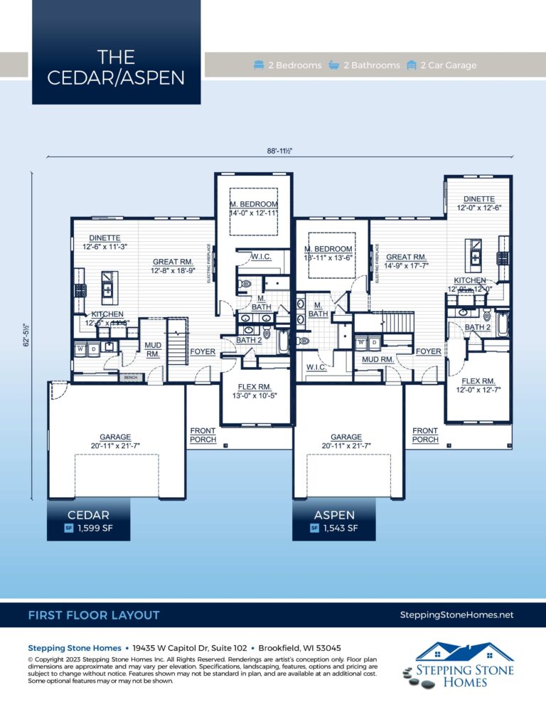 The Aspen/Cedar Stepping Stone Homes The Aspen/Cedar Stepping Stone Homes