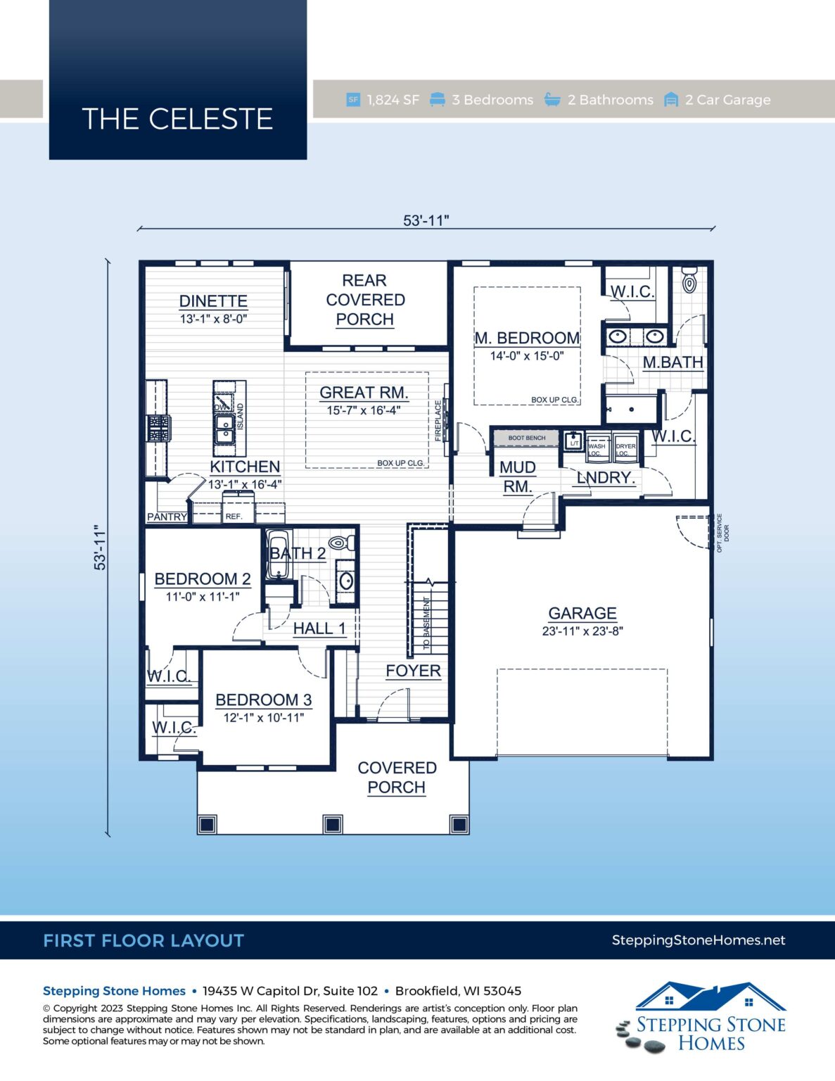 Celeste Ranch Home Floorplan Brochure