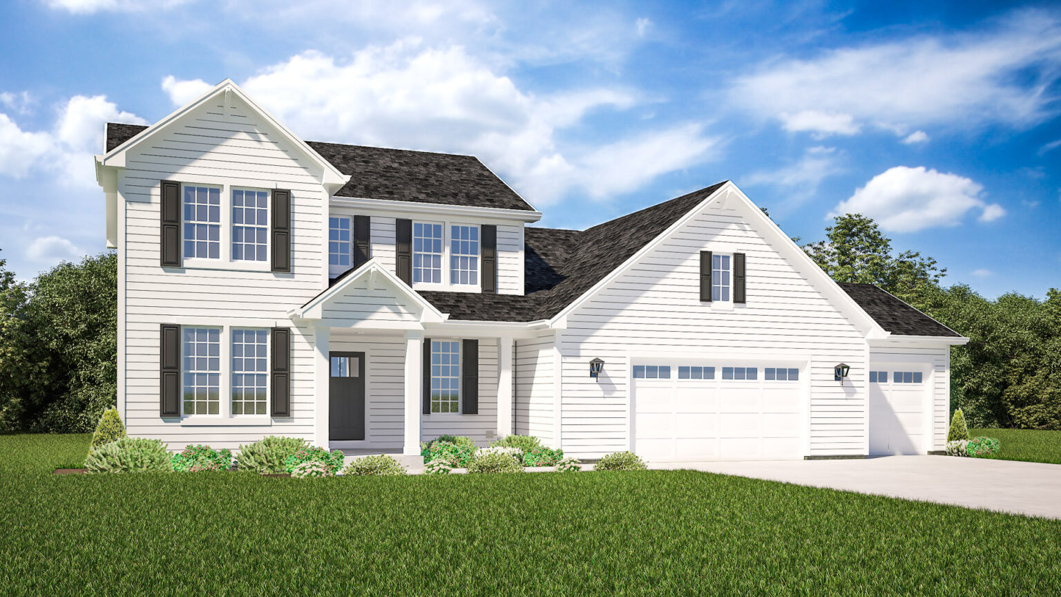 The Aubrey Home Model Rendering Stepping Stone Homes