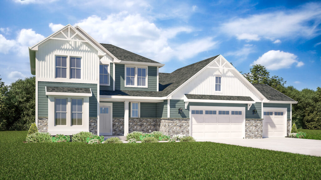 The Aubrey Home Model Rendering Stepping Stone Homes