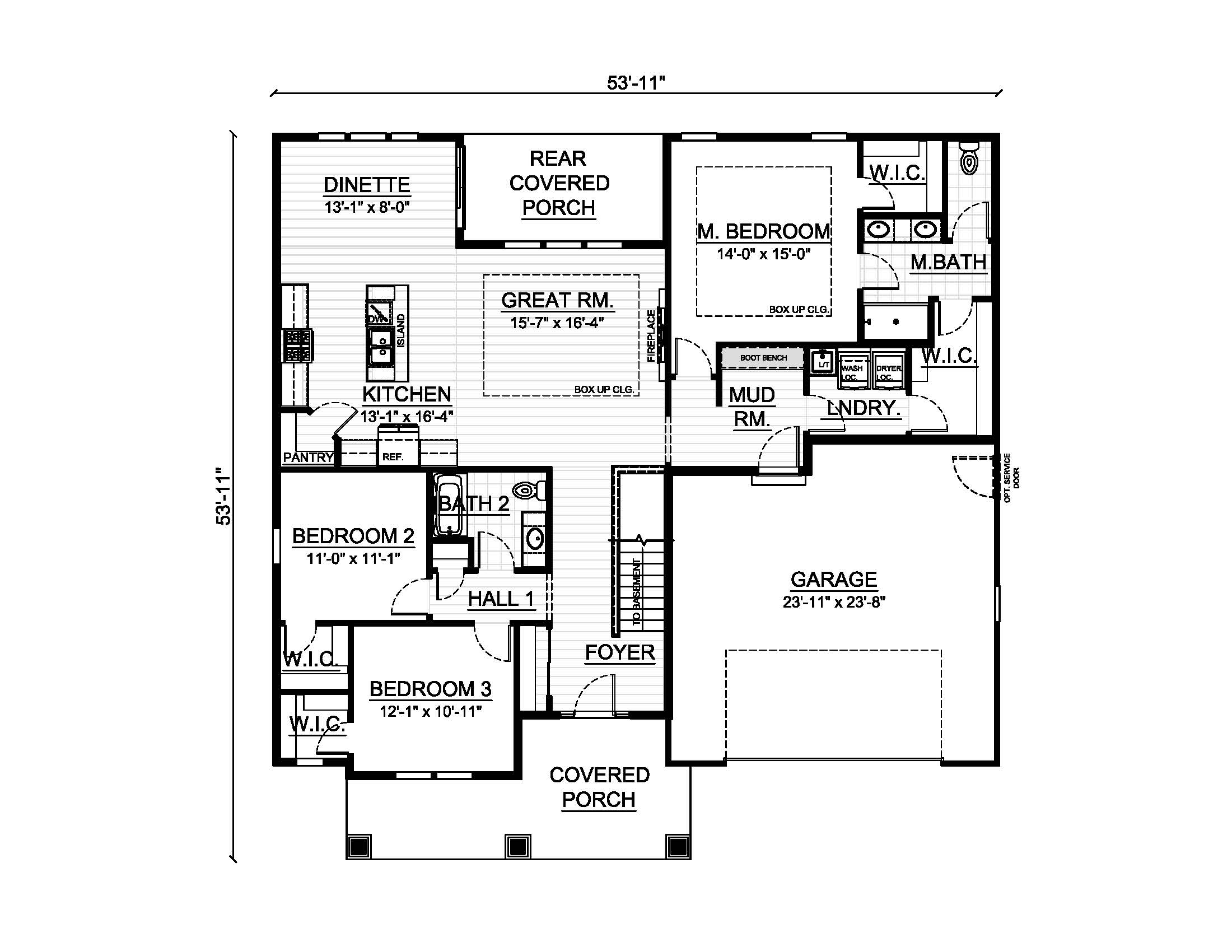 The Celeste Floor Plan by Stepping Stone Homes of Wisconsin