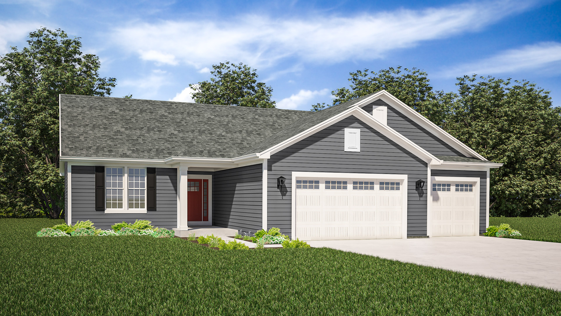 Stepping Stone Homes Celina Home Model Rendering