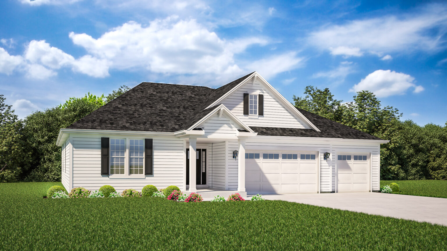 Charlotte Home Model Rendering by Stepping Stone Homes Wisconsin