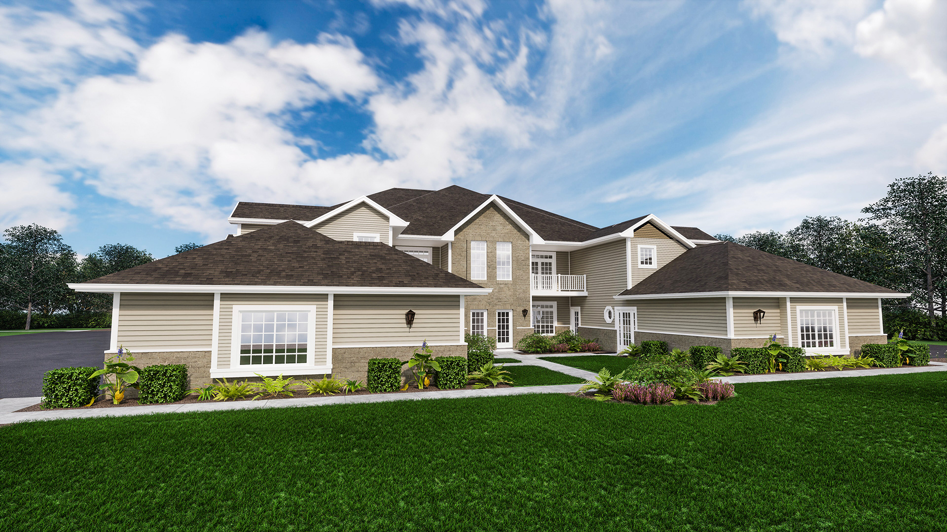 Edgewood Meadows Condo Rendering Stepping Stone Homes