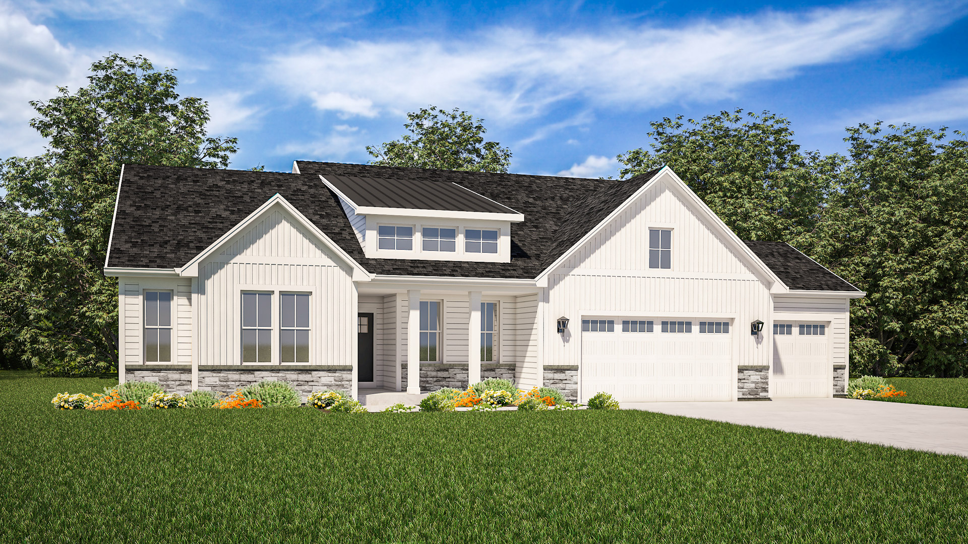 The Elsa Home Rendering Stepping Stone Homes Wisconsin