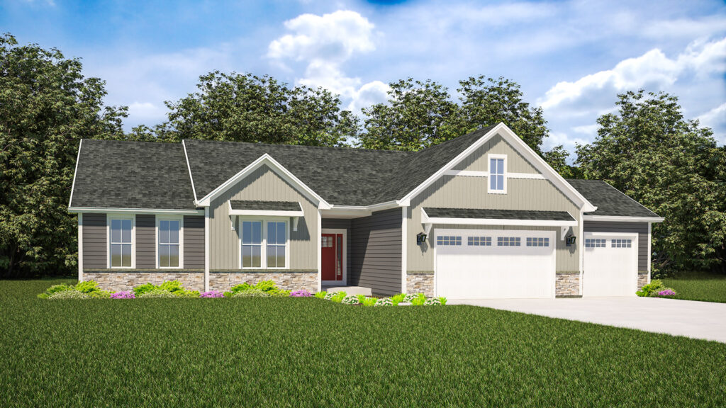 The Monona Home Model Rendering by Stepping Stone Homes