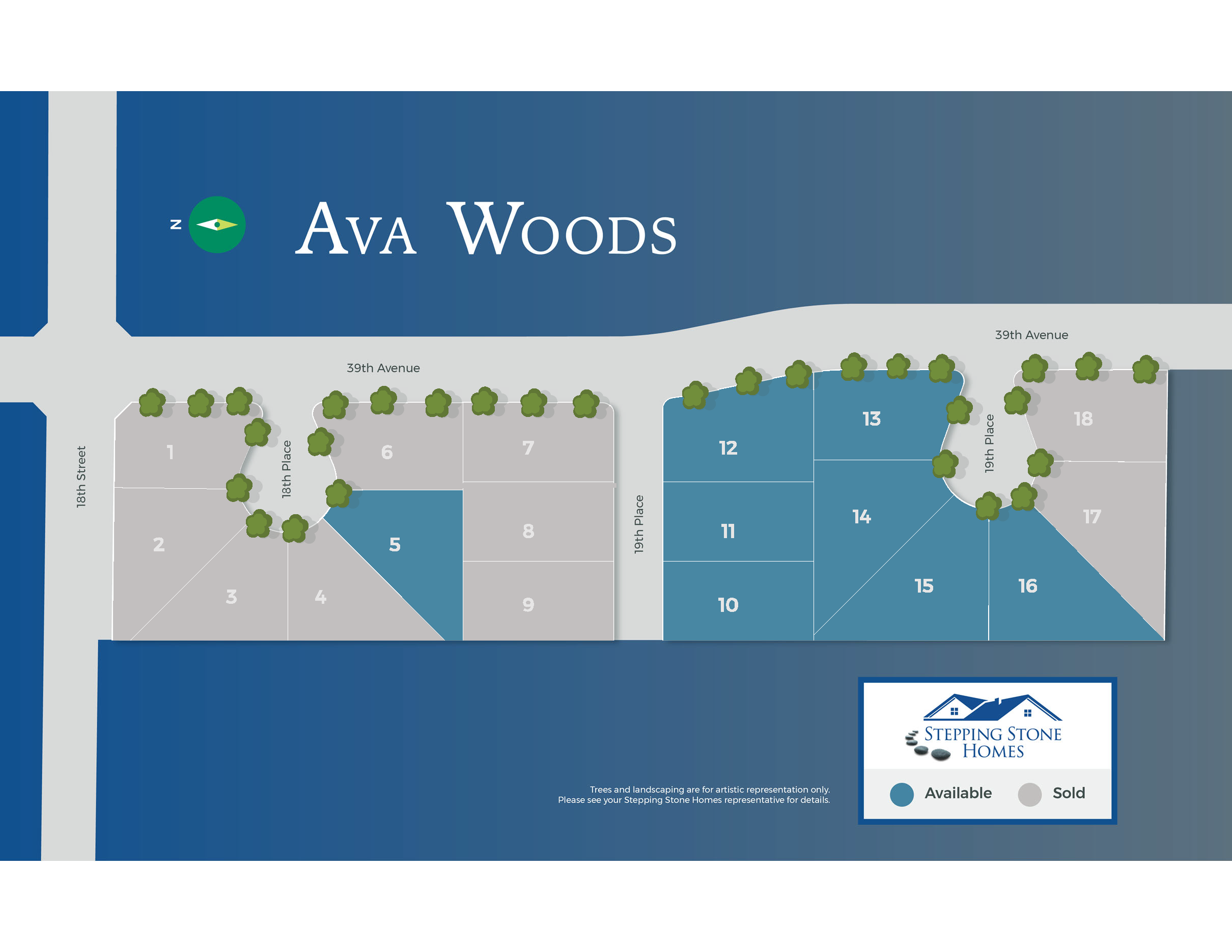 Ava Woods Community Map by Stepping Stone Homes
