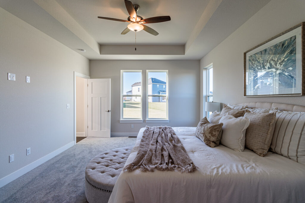 The Eliza Master Bedroom by Stepping Stone Homes