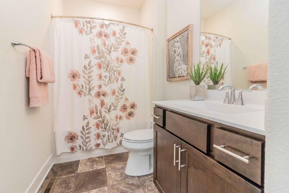 The Celina Bathroom by Stepping Stone Homes