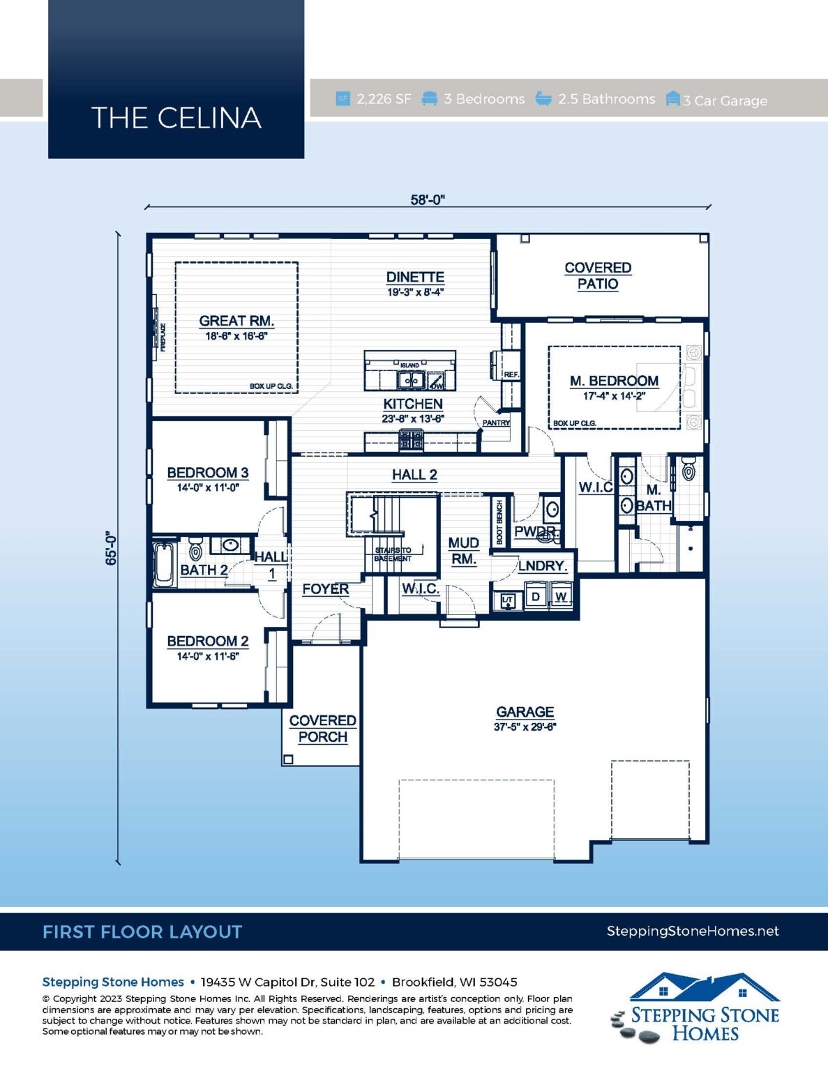 Celina Ranch Home Floorplan Brochure