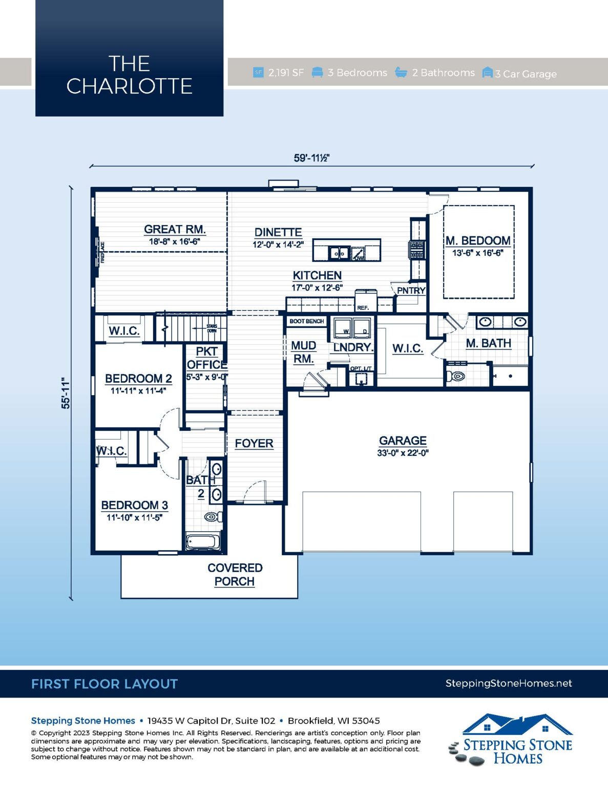 Charlotte Ranch Home Floorplan Brochure