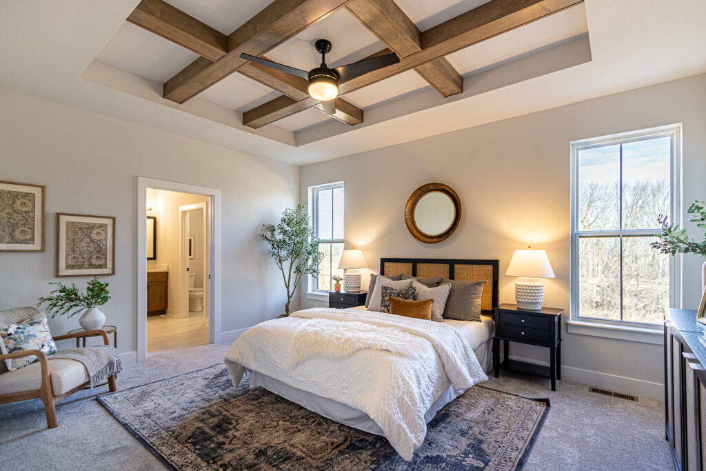 The Aubrey Master Bedroom by Stepping Stone Homes