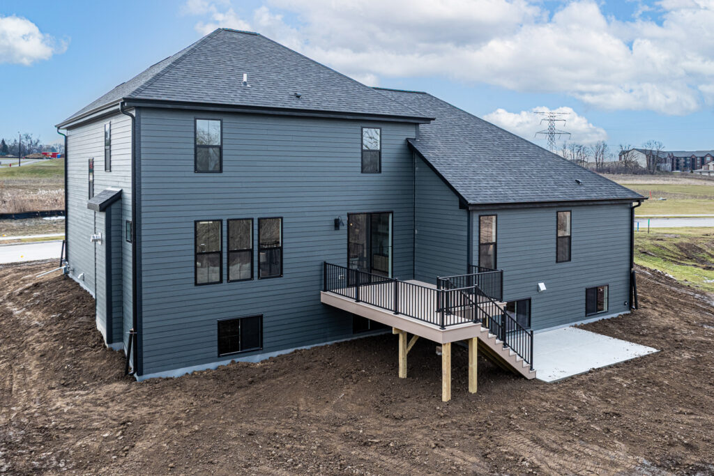 The Aubrey Rear Exterior by Stepping Stone Homes