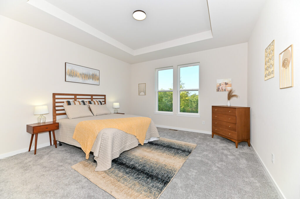 The Laurel Master Bedroom by Stepping Stone Homes