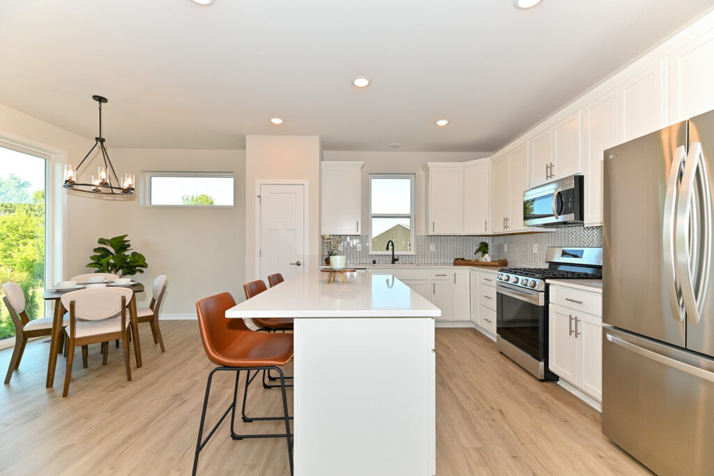 The Laurel Kitchen with Dinette by Stepping Stone Homes