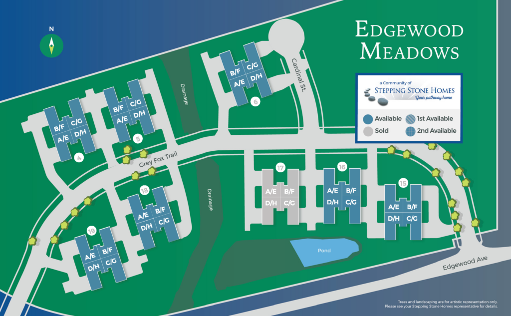 Edgewood Meadows Community Map Stepping Stone Homes