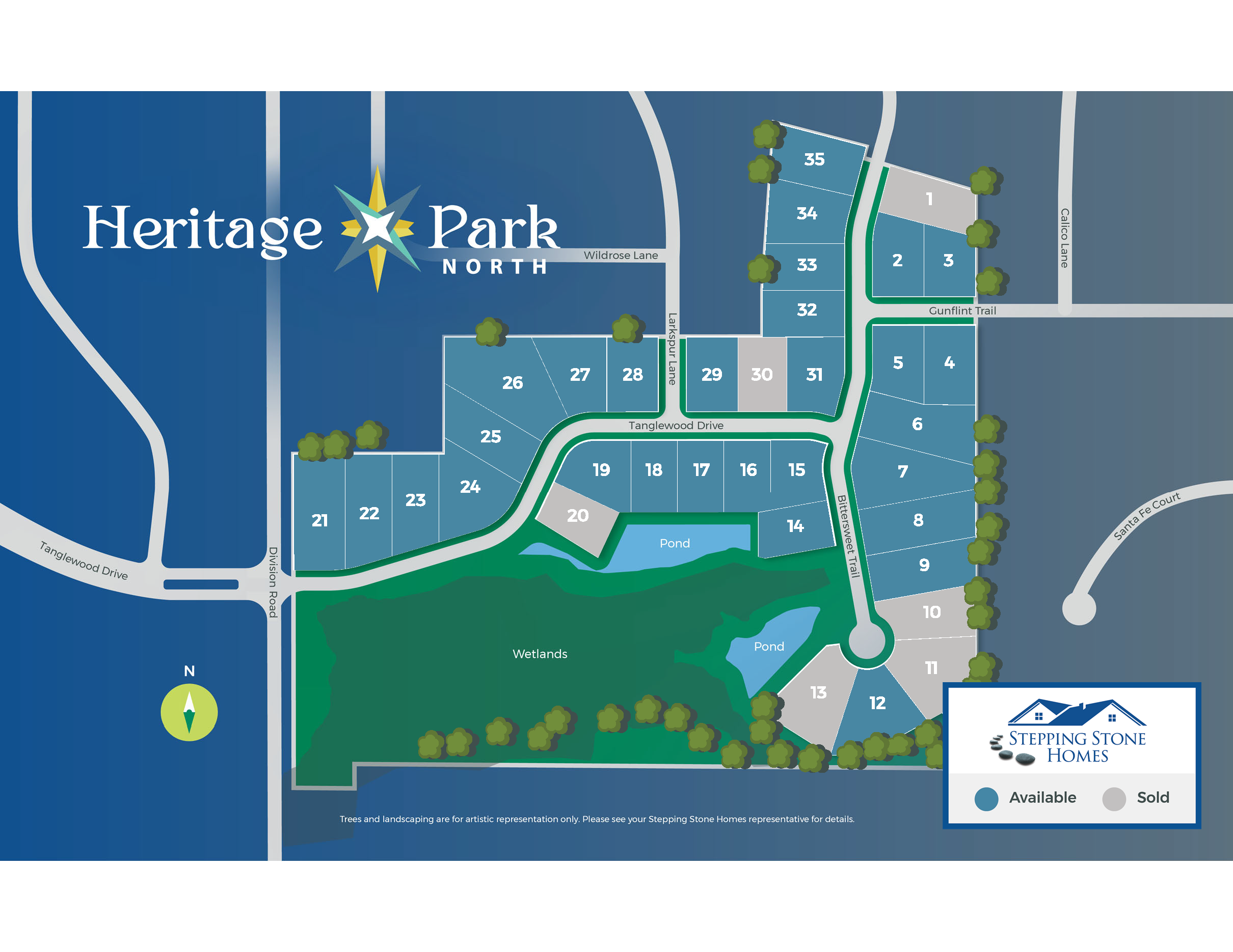 Heritage Park North Community Map Stepping Stone Homes