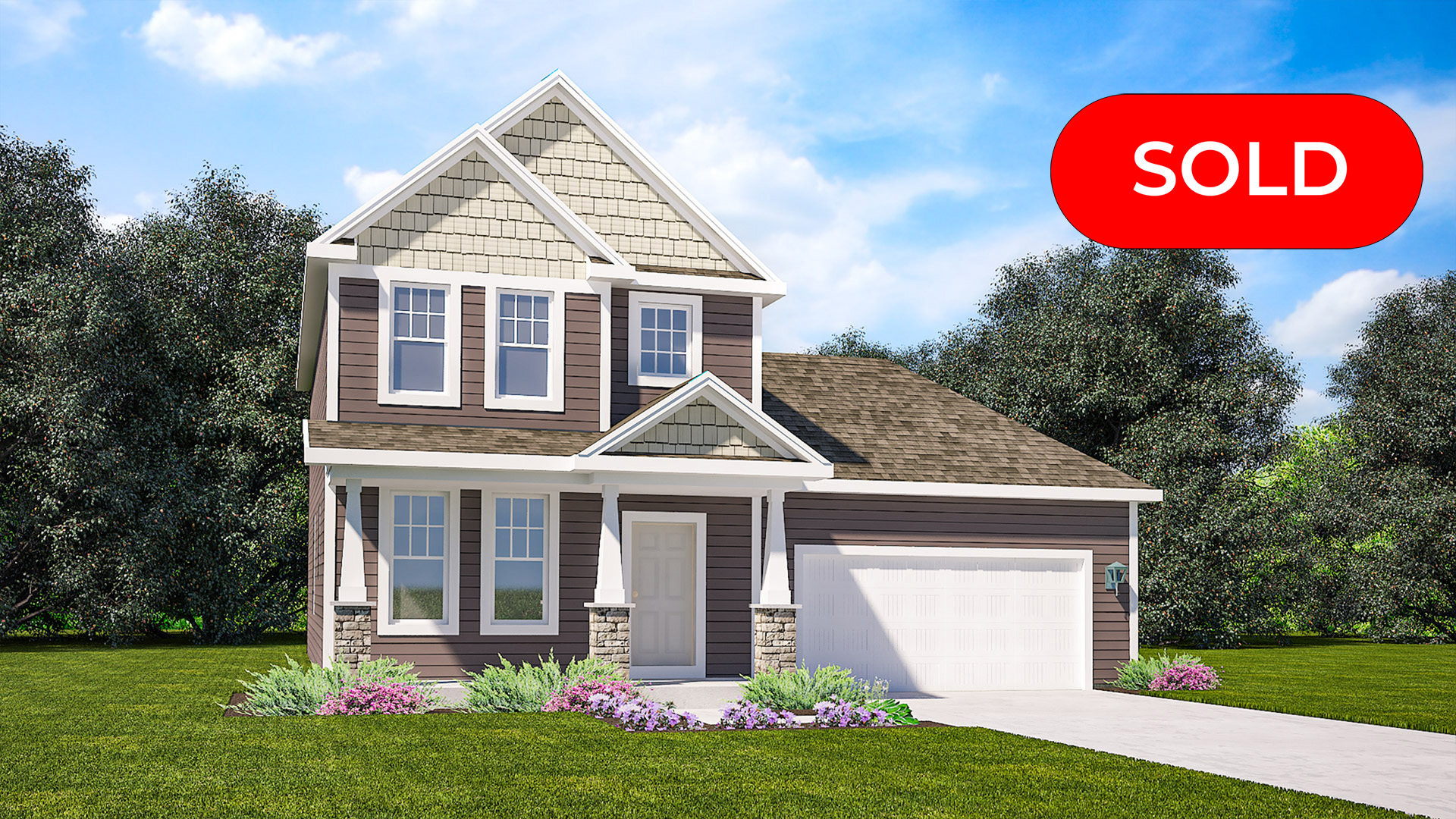 The Willow Home Model Rendering by Stepping Stone Homes