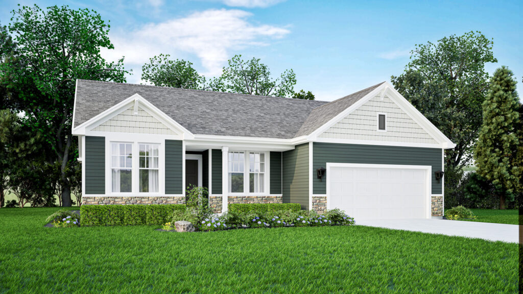 The Ashland Home Model Rendering Stepping Stone Homes
