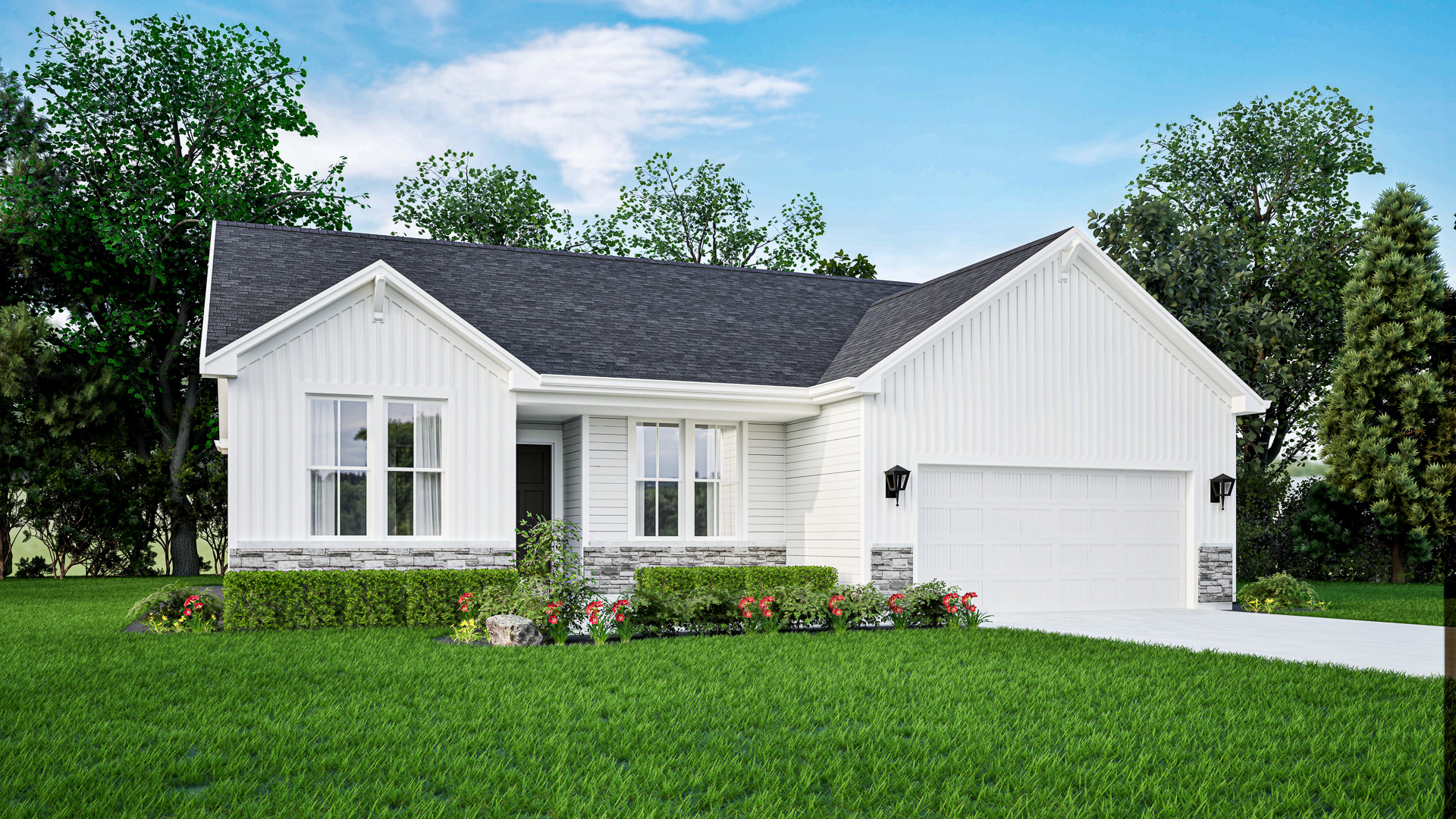 The Ashland Home Model Rendering Stepping Stone Homes