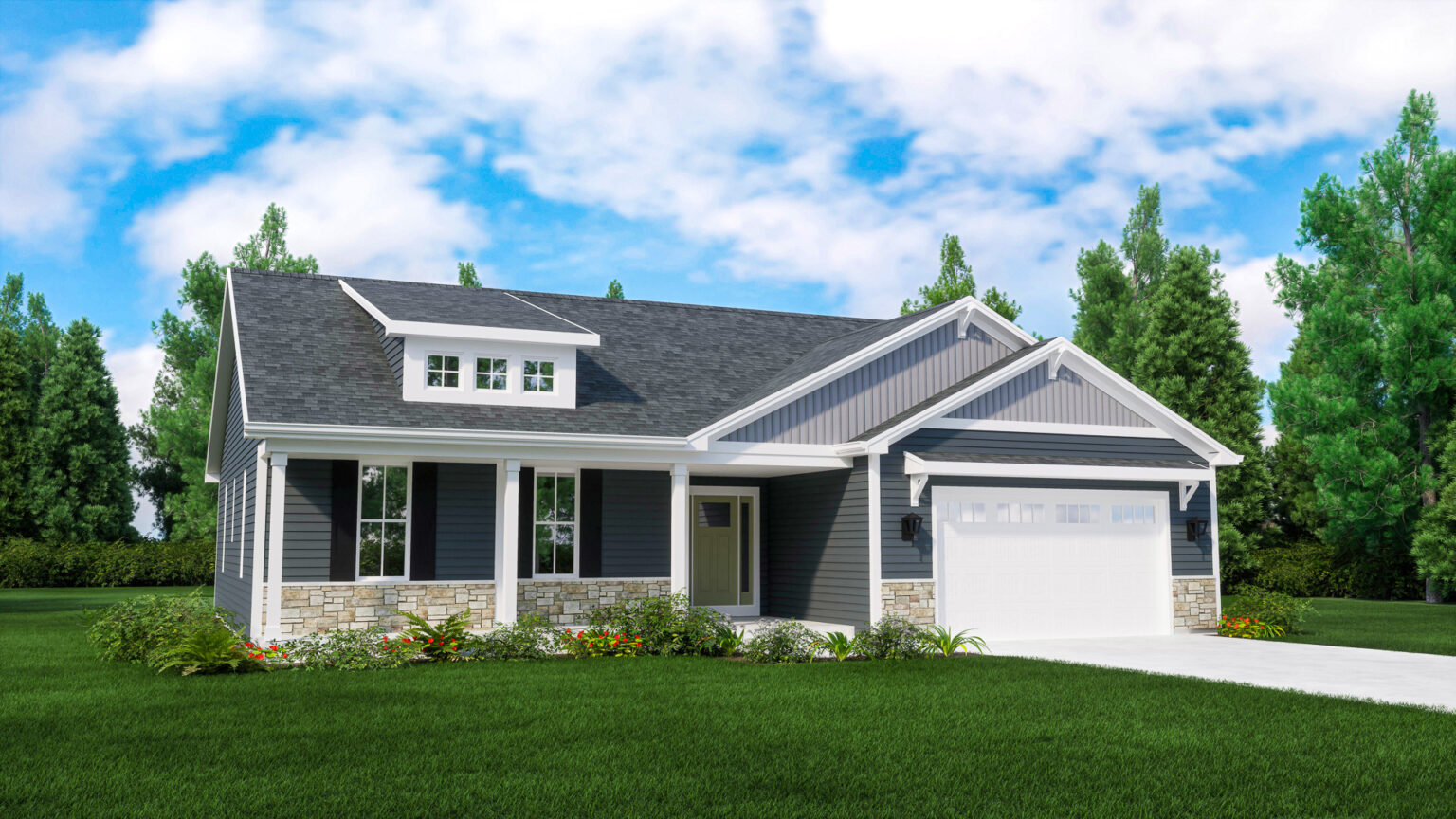 The Eliza Home Model Rendering Stepping Stone Homes