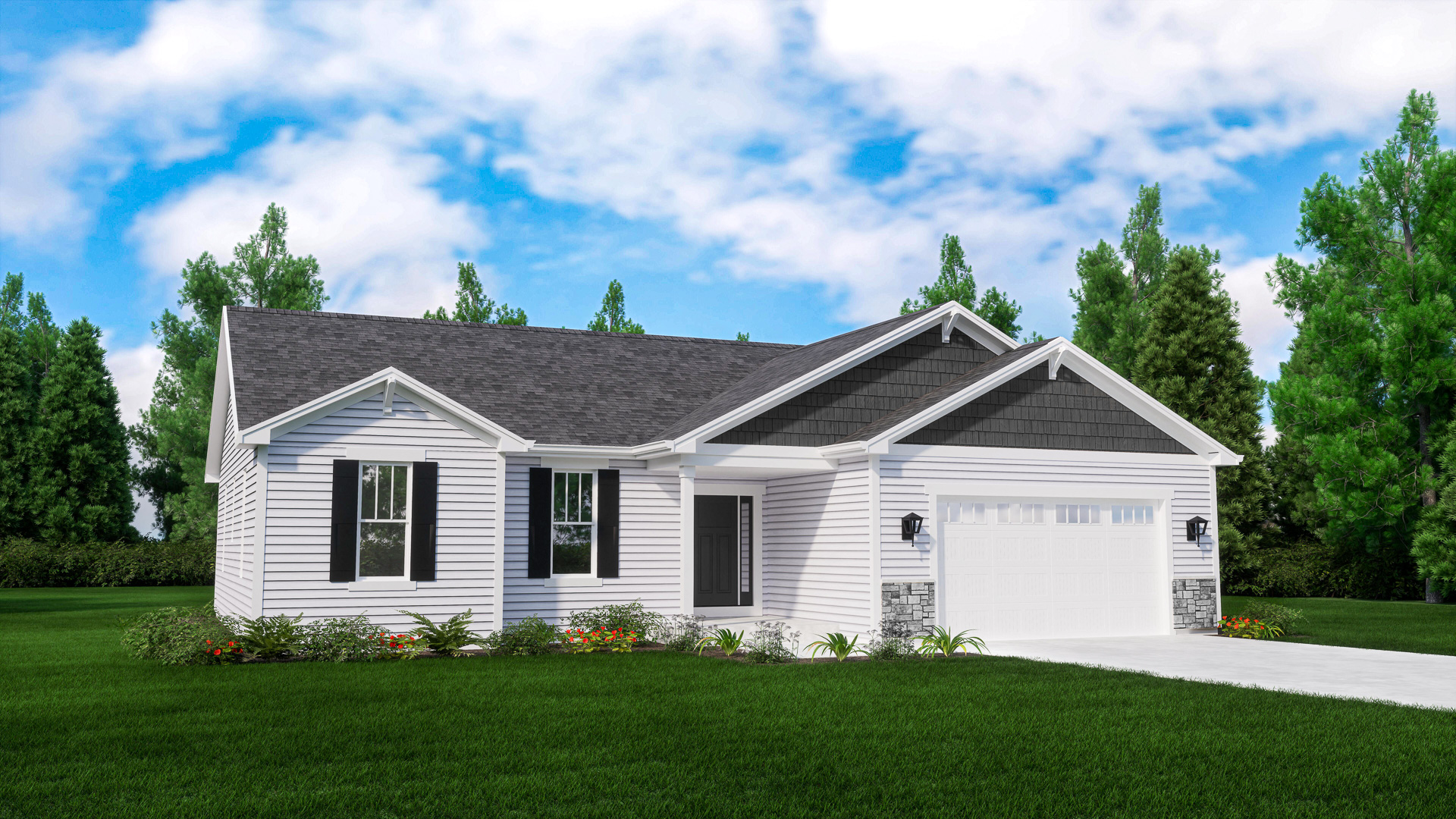 The Eliza Home Model Rendering Stepping Stone Homes