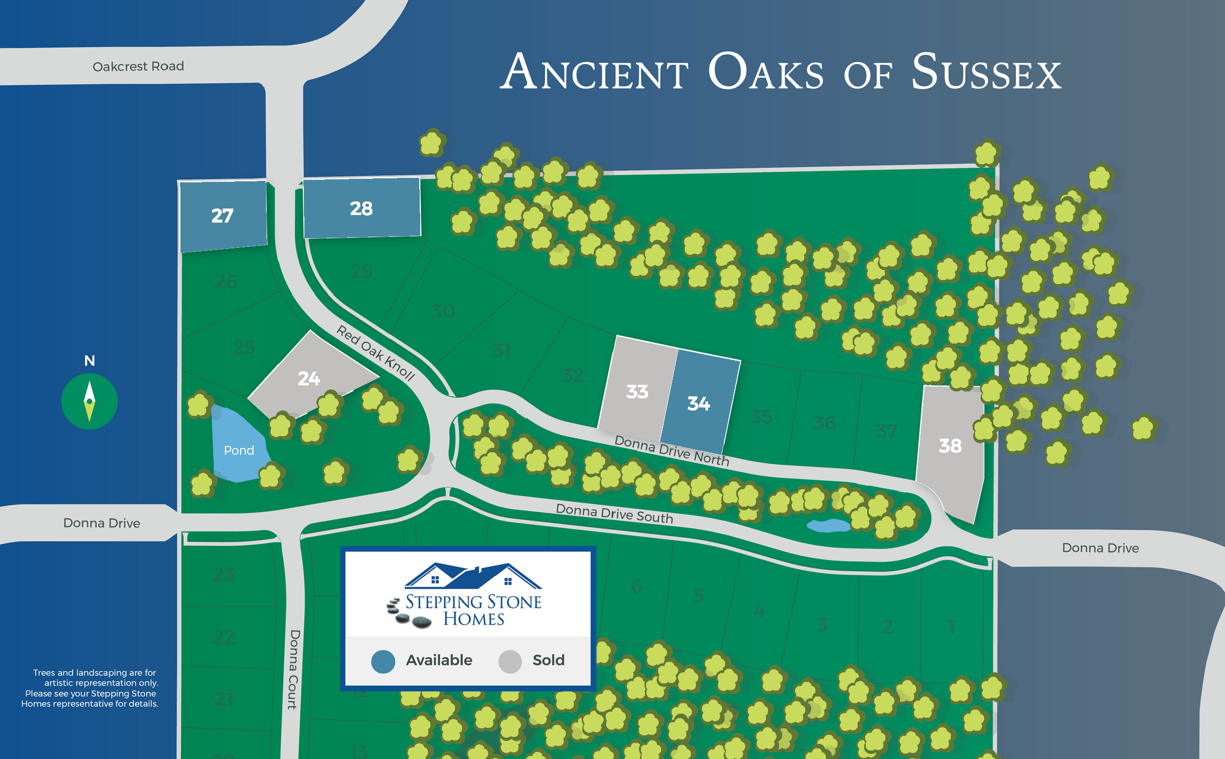 Welcome to Ancient Oaks a New Home Community by Stepping Stone Homes