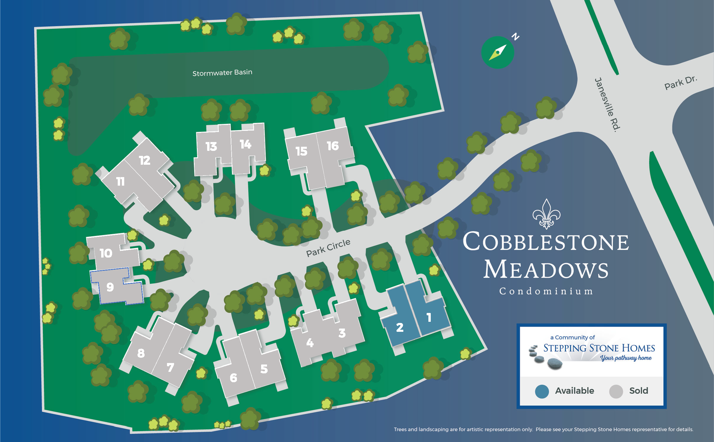 Stepping Stone Homes Cobblestone Meadows Condo Community