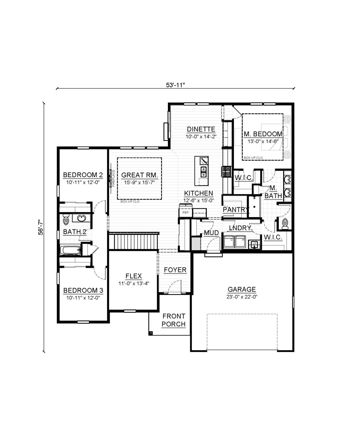 The Eliza Floor Plan by Stepping Stone Homes