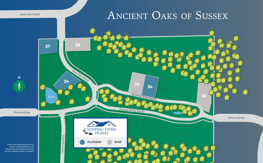 Ancient Oaks New Home Community Map Sussex WI