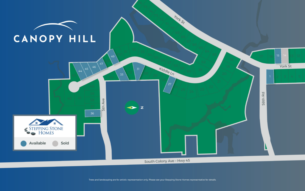 Canopy Hill New Home Community Map Union Grove Wisconsin