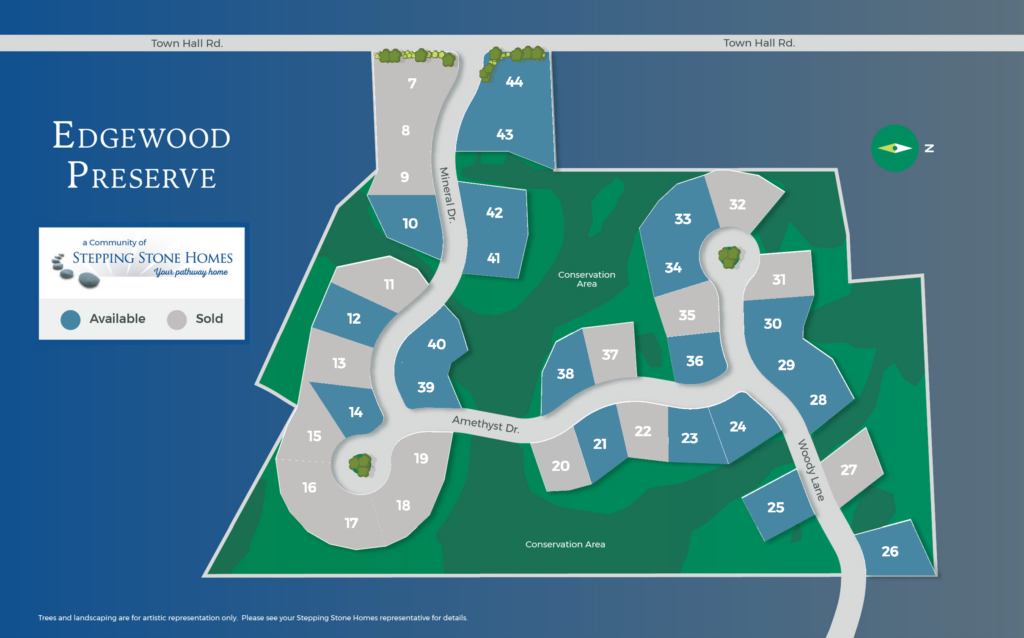 Edgewood Preserve New Home Community Map Menomonee Falls WI