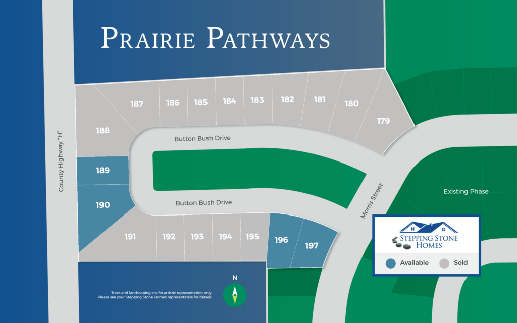 Prairie Pathways New Home Community Map Franksville Wisconsin