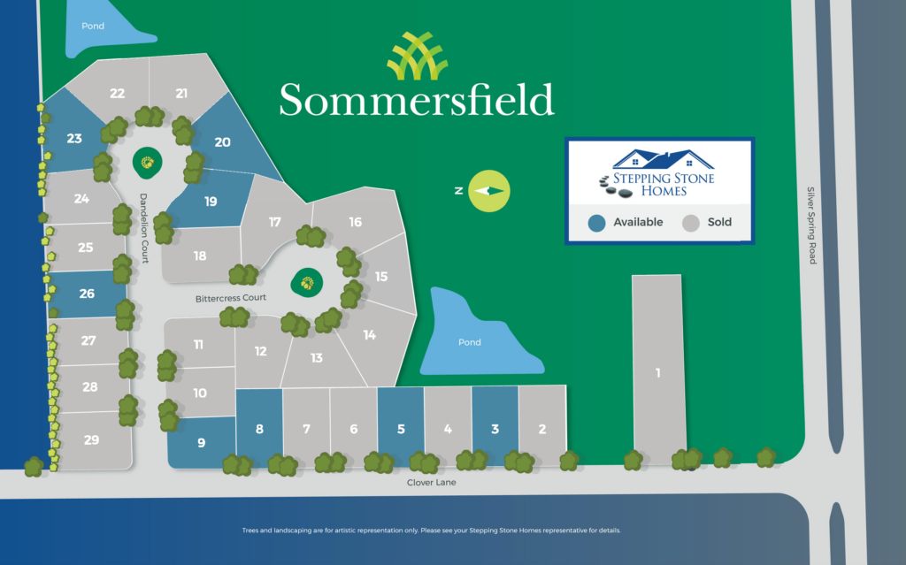 Sommersfield New Home Community Map Menomonee Falls WI