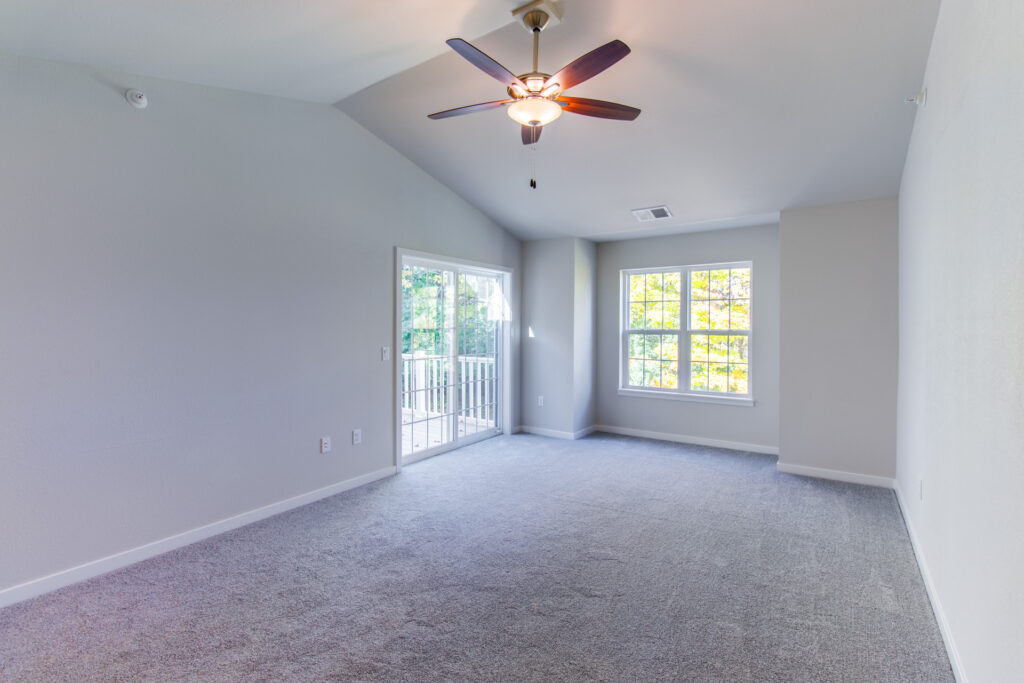 Seven Pines Condo Master Bedroom by Stepping Stone Homes