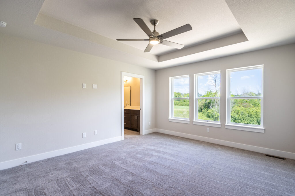 The Berkshire Master Bedroom by Stepping Stone Homes