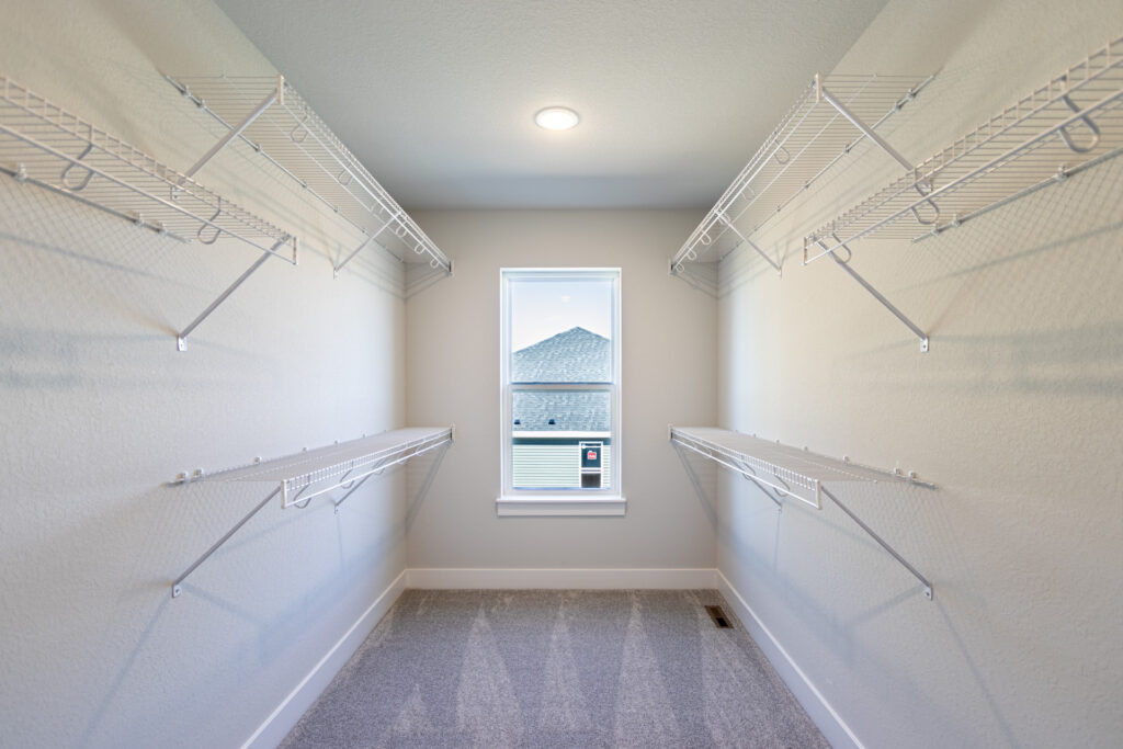 The Julia Master Closet by Stepping Stone Homes