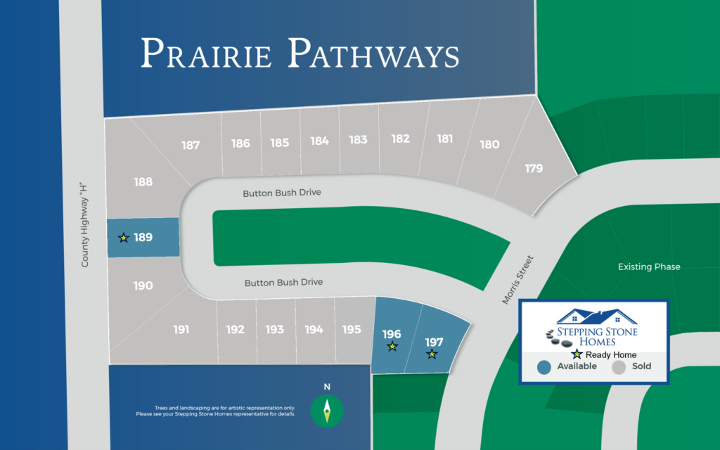 Prairie Pathways New Home Community Map Franksville Wisconsin