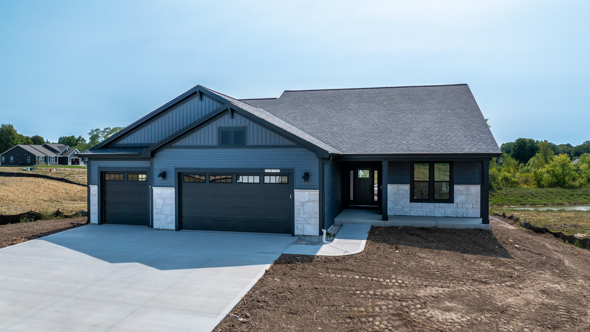 The Celina Exterior by Stepping Stone Homes