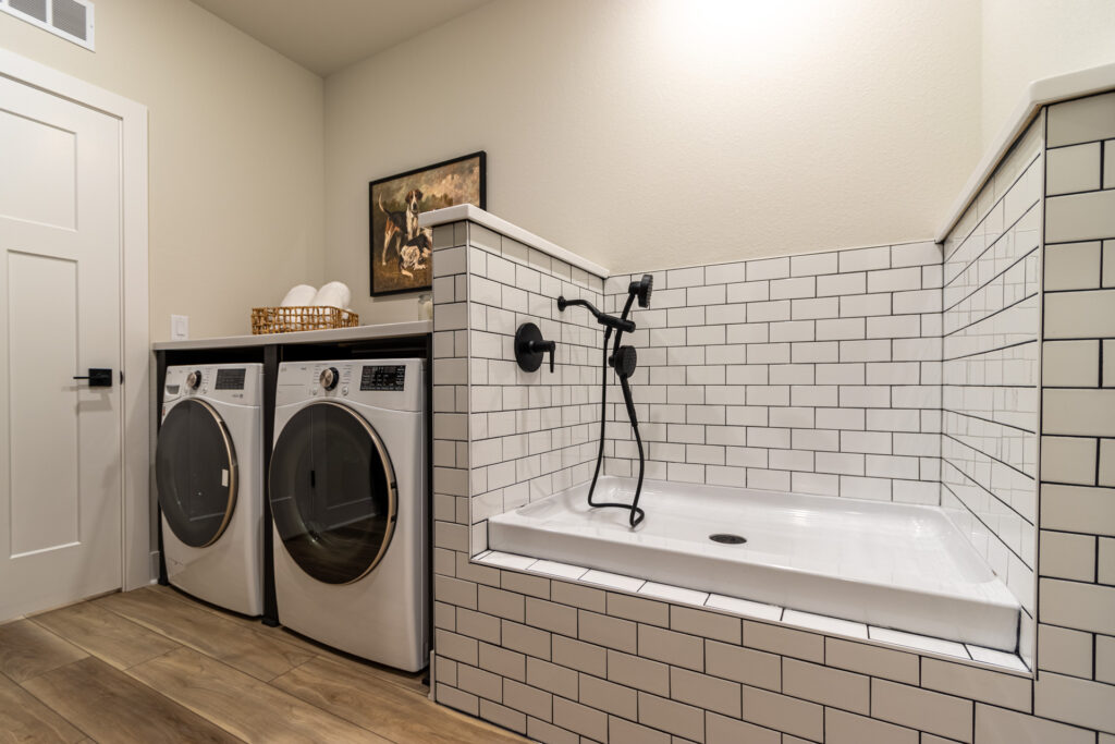 The Harley Parade Home Laundry by Stepping Stone Homes