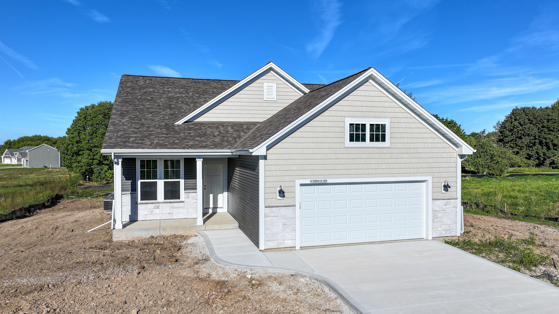 The Neenah Exterior by Stepping Stone Homes