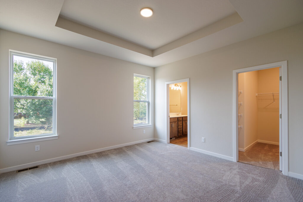 The Neenah Master Bedroom by Stepping Stone Homes